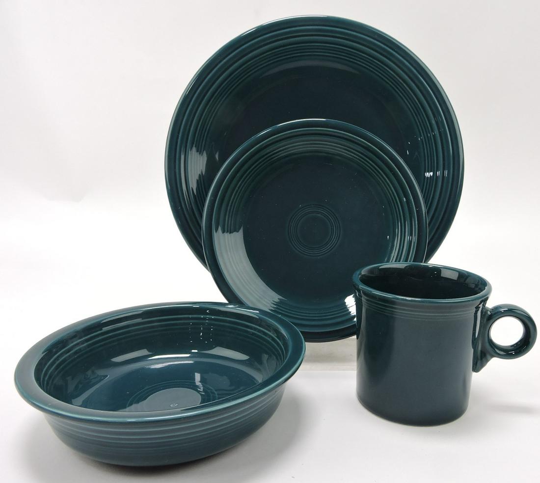 Fiesta Post 86 juniper 4 pc place setting (1 of 1)