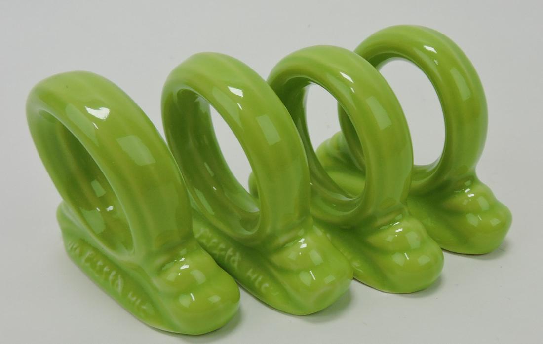 Fiesta Post 86 set of 4 napkin rings, (1 of 1)