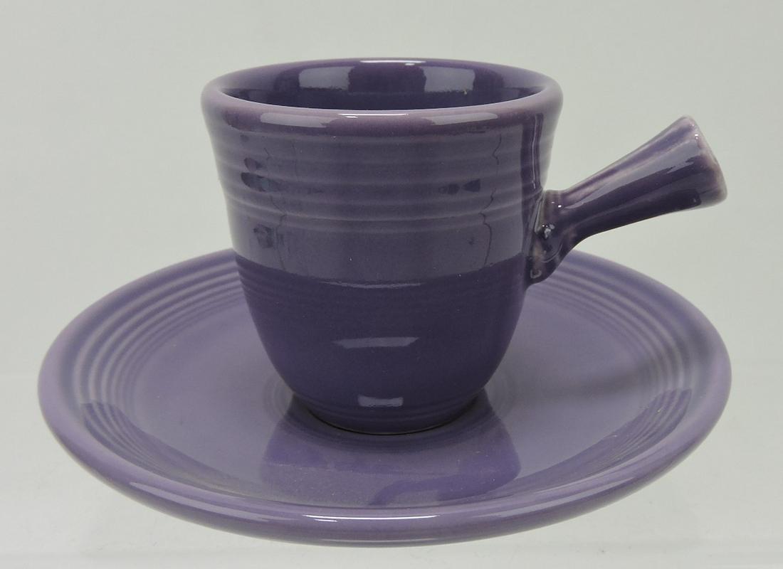 Fiesta Post 86 lilac AD cup & saucer (1 of 1)
