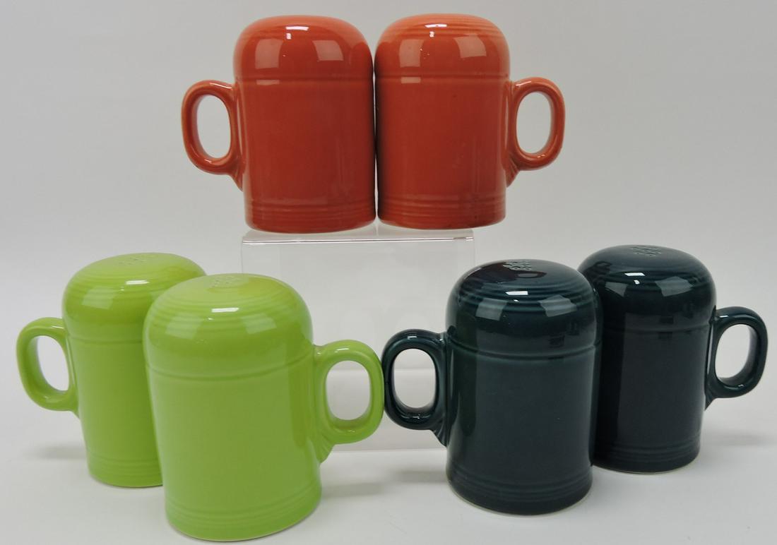 Fiesta Post 86 lot of 3 pair range shakers, (1 of 1)