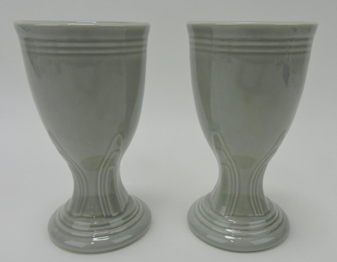 Fiesta Post 86 pair of goblets, gray (1 of 1)