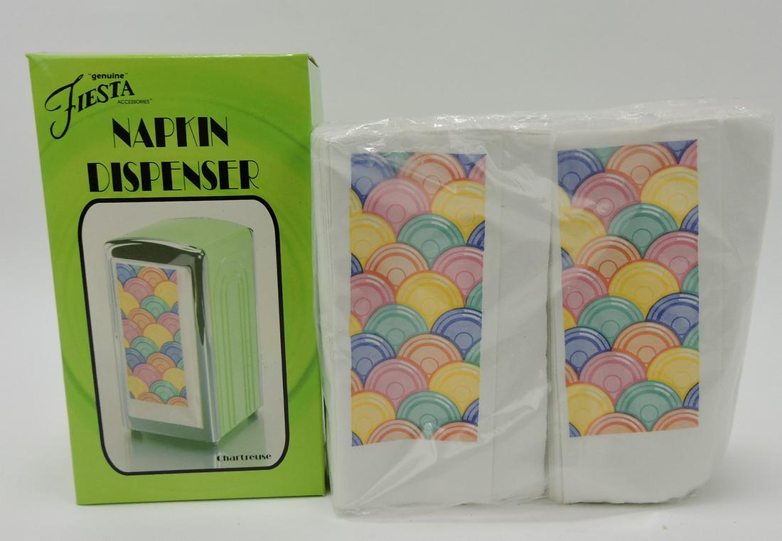 Fiesta Post 86 napkin dispenser, chartreuse, (1 of 1)