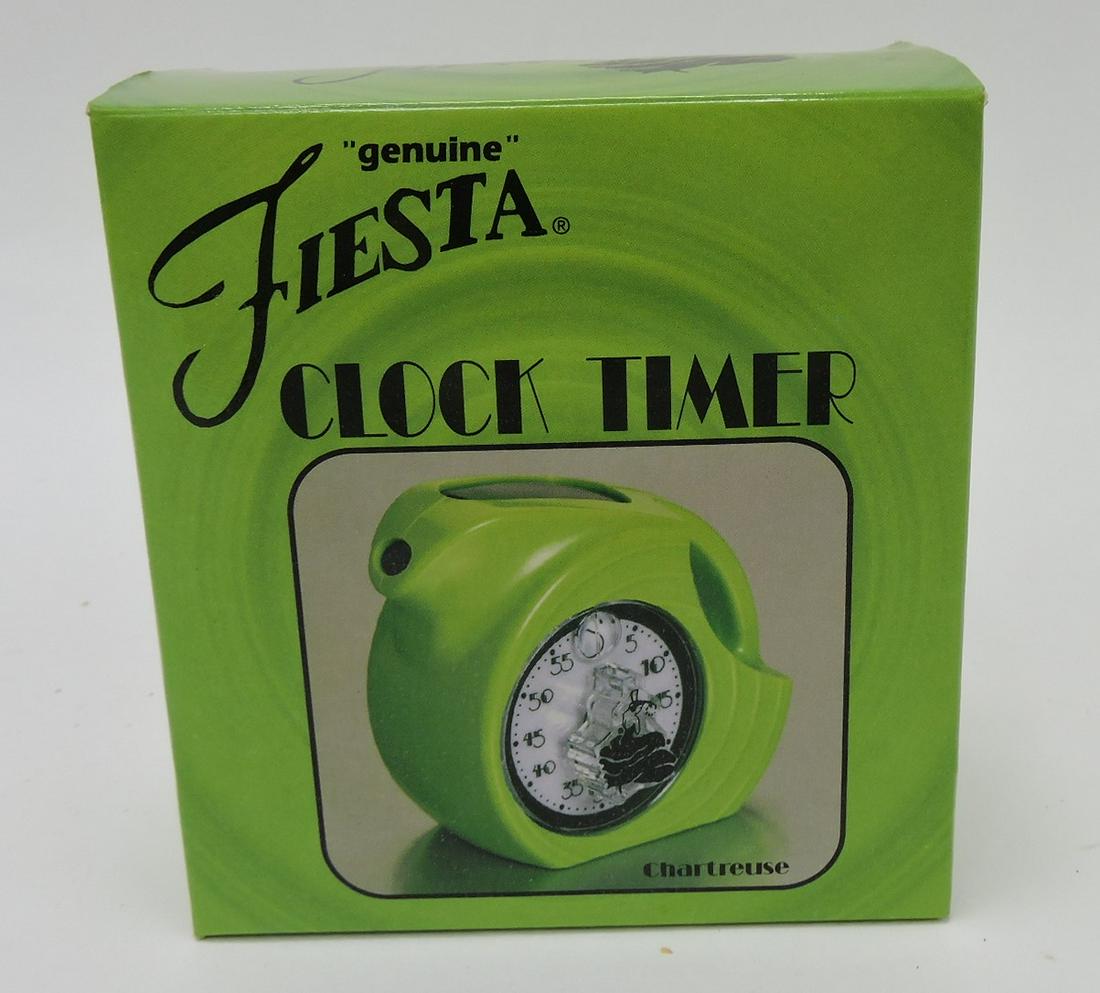 Fiesta Post 86 chartreuse clock timer, NIB (1 of 1)