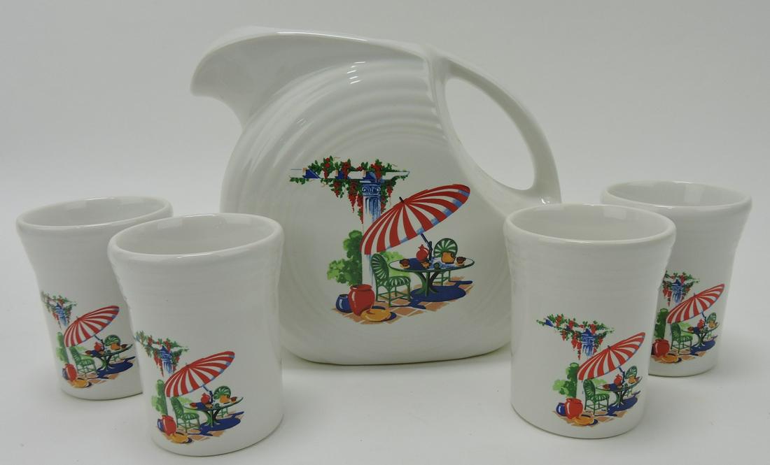 Fiesta Post 86 Sunporch 5 pc beverage set (1 of 1)