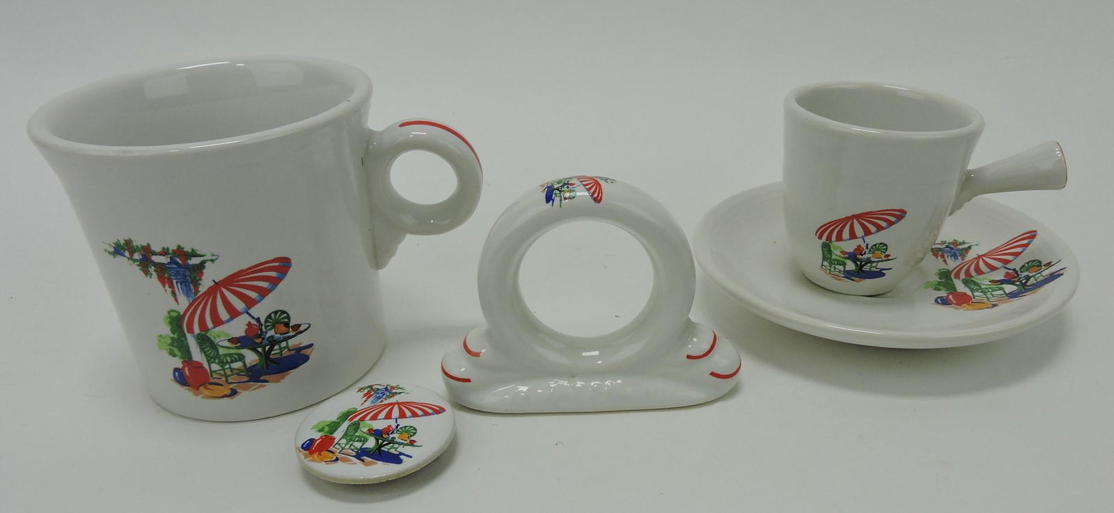 Fiesta Post 86 Sunporch lot of 4 pcs, mug, (1 of 1)