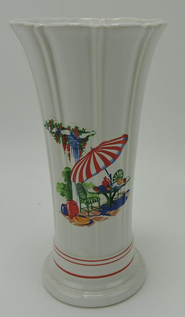 Fiesta Post 86 Sunporch medium flower vase (1 of 1)