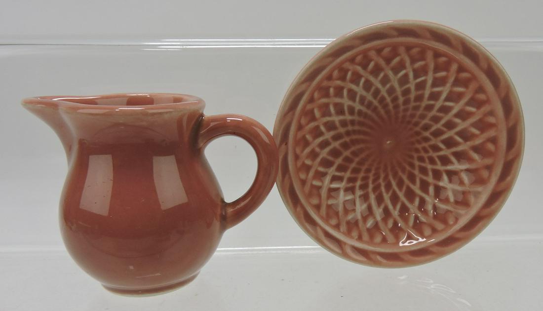 Fiesta Harlequin rose individual creamer and (1 of 1)