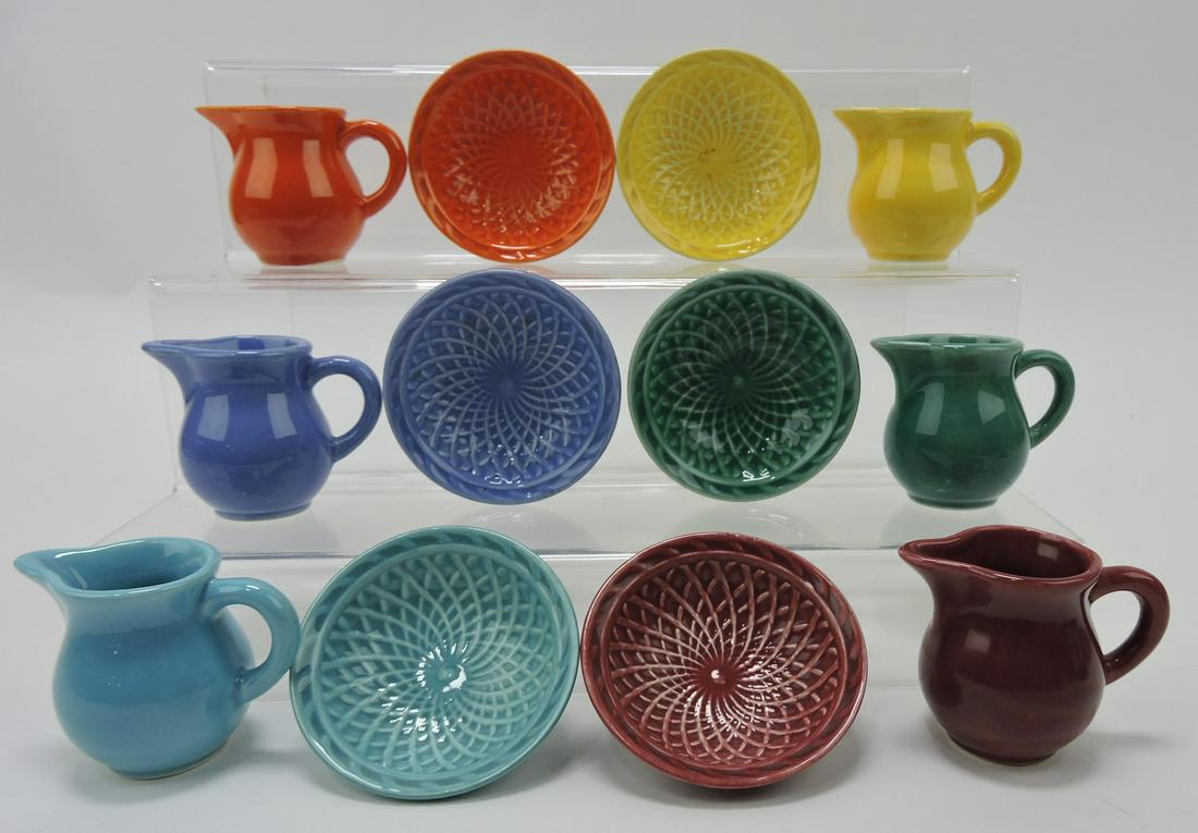 Fiesta Harlequin set of 6 individual creamer (1 of 1)