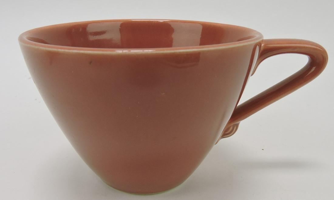 RARE Fiesta Harlequin tankard cup,: rose