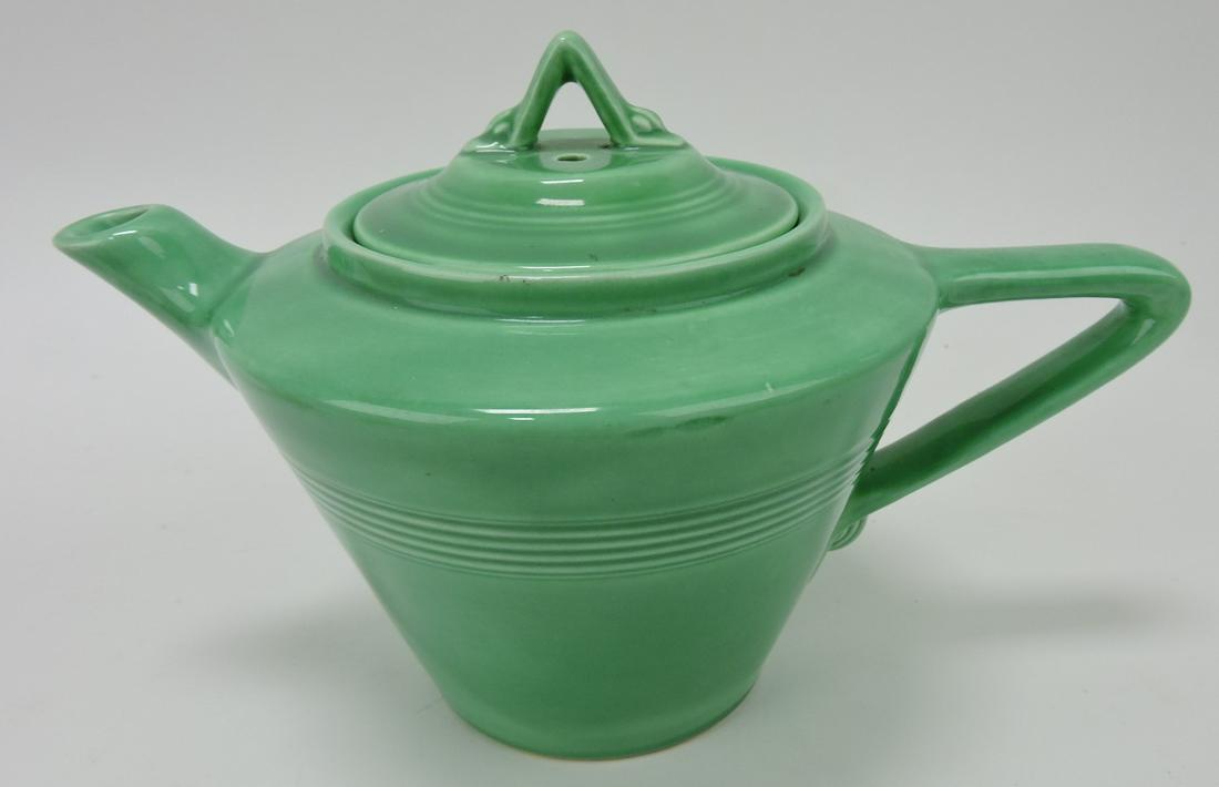 Fiesta Harlequin teapot, green (1 of 1)