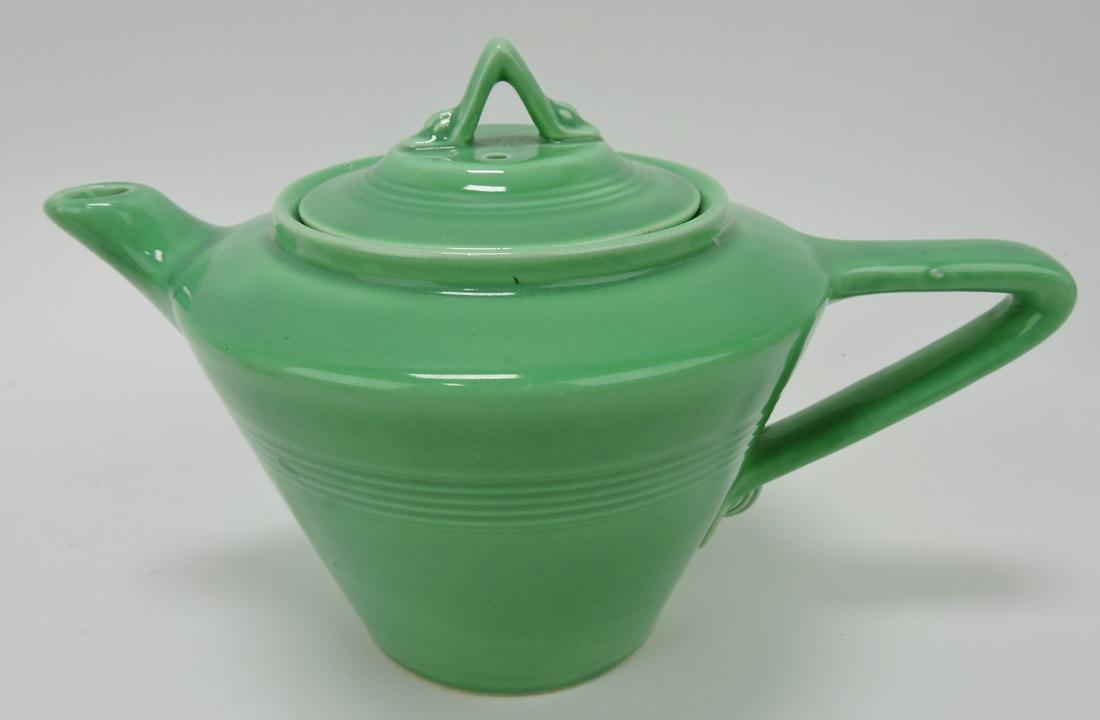 Fiesta Harlequin teapot, green (1 of 1)