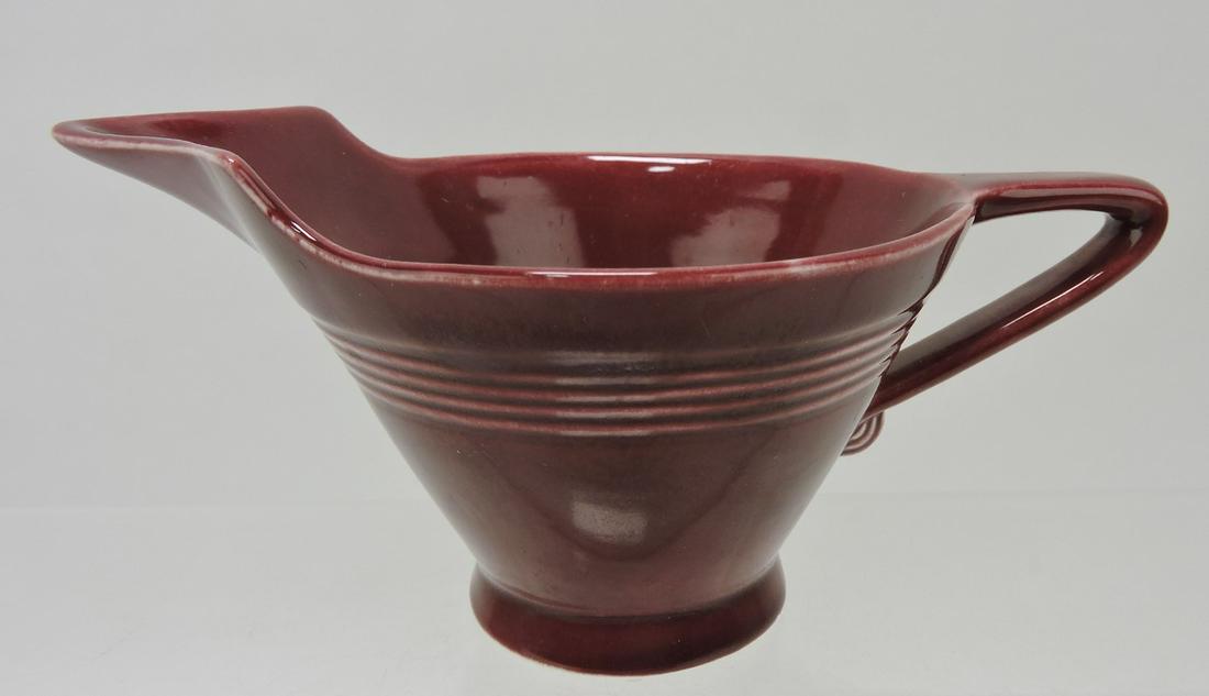 Fiesta Harlequin high lip creamer, maroon: .