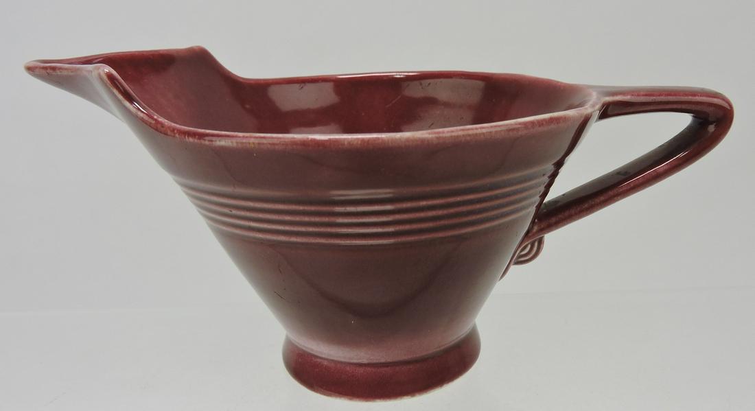 Fiesta Harlequin high lip creamer, maroon: .
