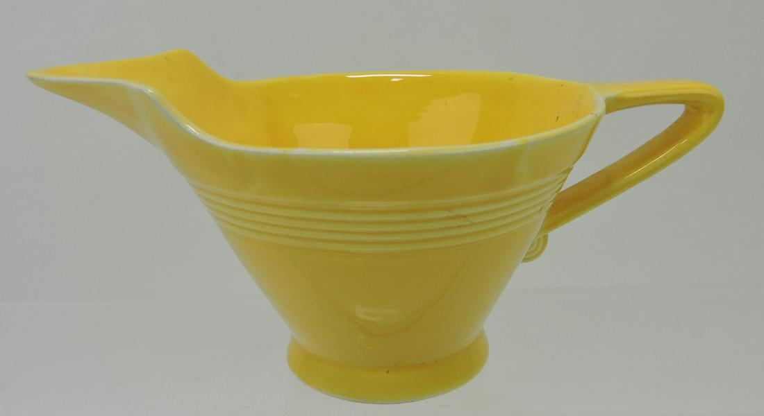 Fiesta Harlequin high lip creamer, yellow: .