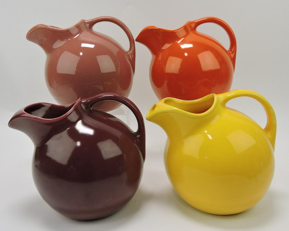 Fiesta Harlequin service water jug lot of 4: (1 of 1)