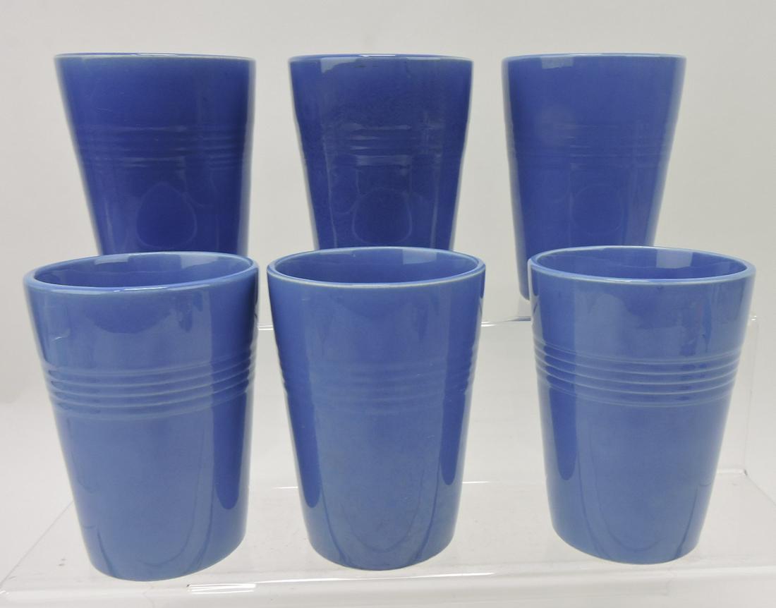 Fiesta Harlequin set of 6 mauve blue: tumblers