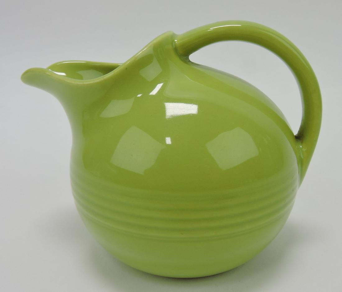 Fiesta Harlequin novelty creamer, chartreuse (1 of 1)