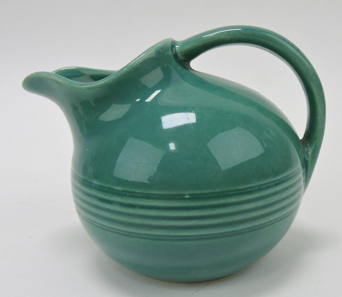 Fiesta Harlequin novelty creamer, spruce: green