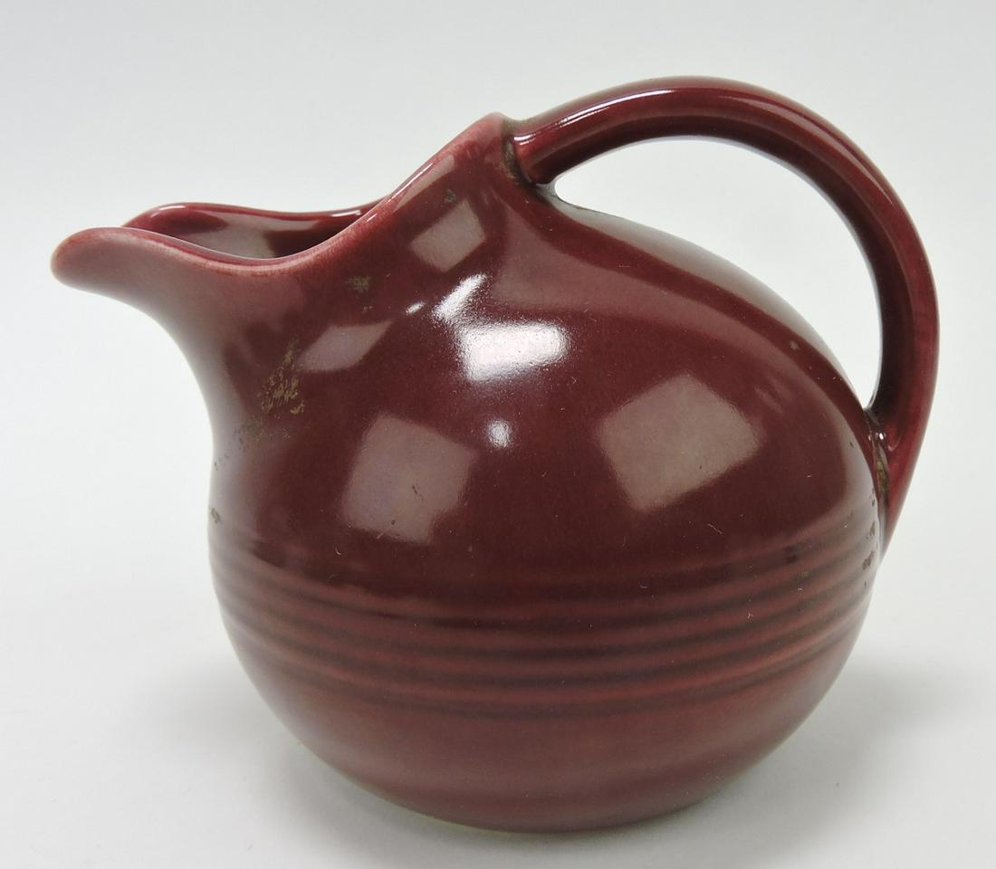 Fiesta Harlequin novelty creamer, maroon: .