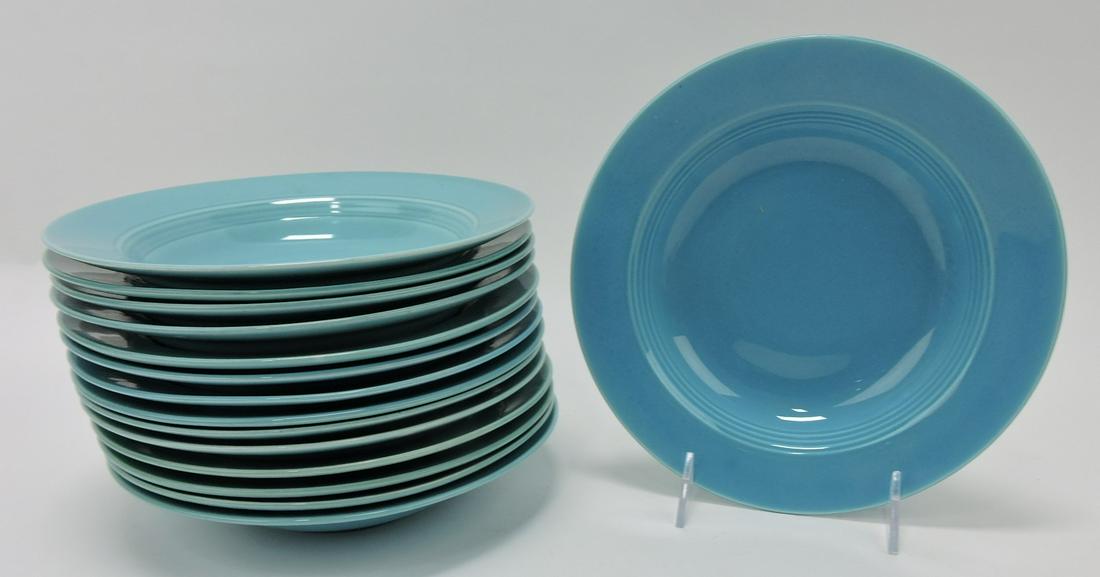 Fiesta Harlequin lot of 15 deep plates, (1 of 1)