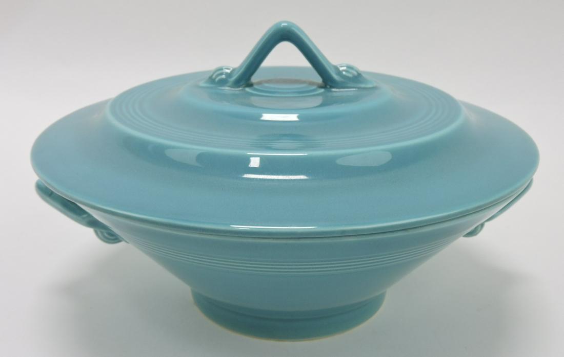 Fiesta Harlequin casserole, turquoise (1 of 1)