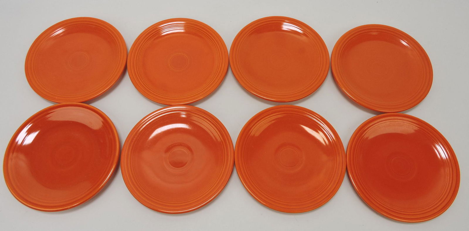 Fiesta 6" plate group, 8 red (1 of 1)