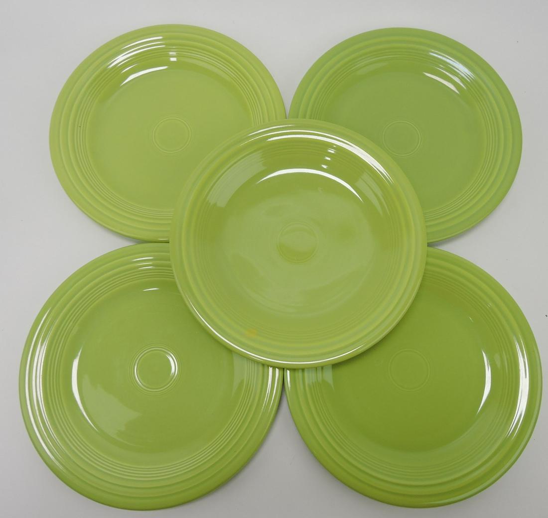 Fiesta 10" plate group, 5 chartreuse (1 of 1)