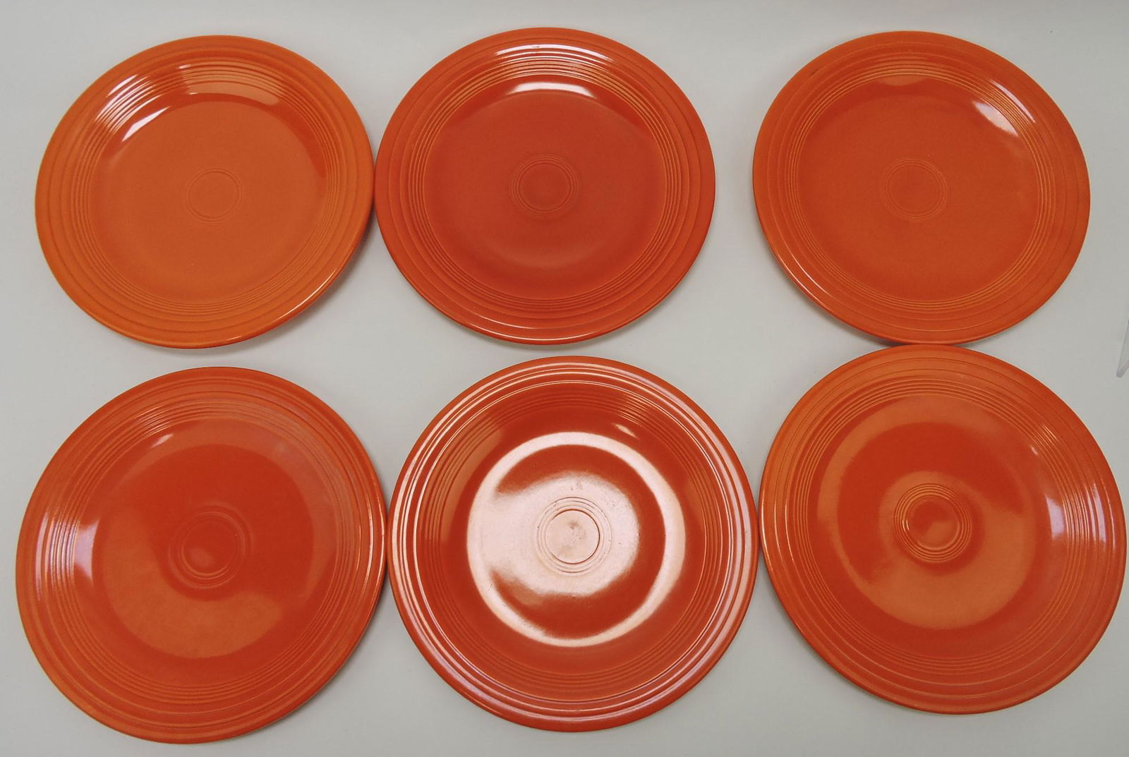 Fiesta 10" plate group, 6 red (1 of 1)