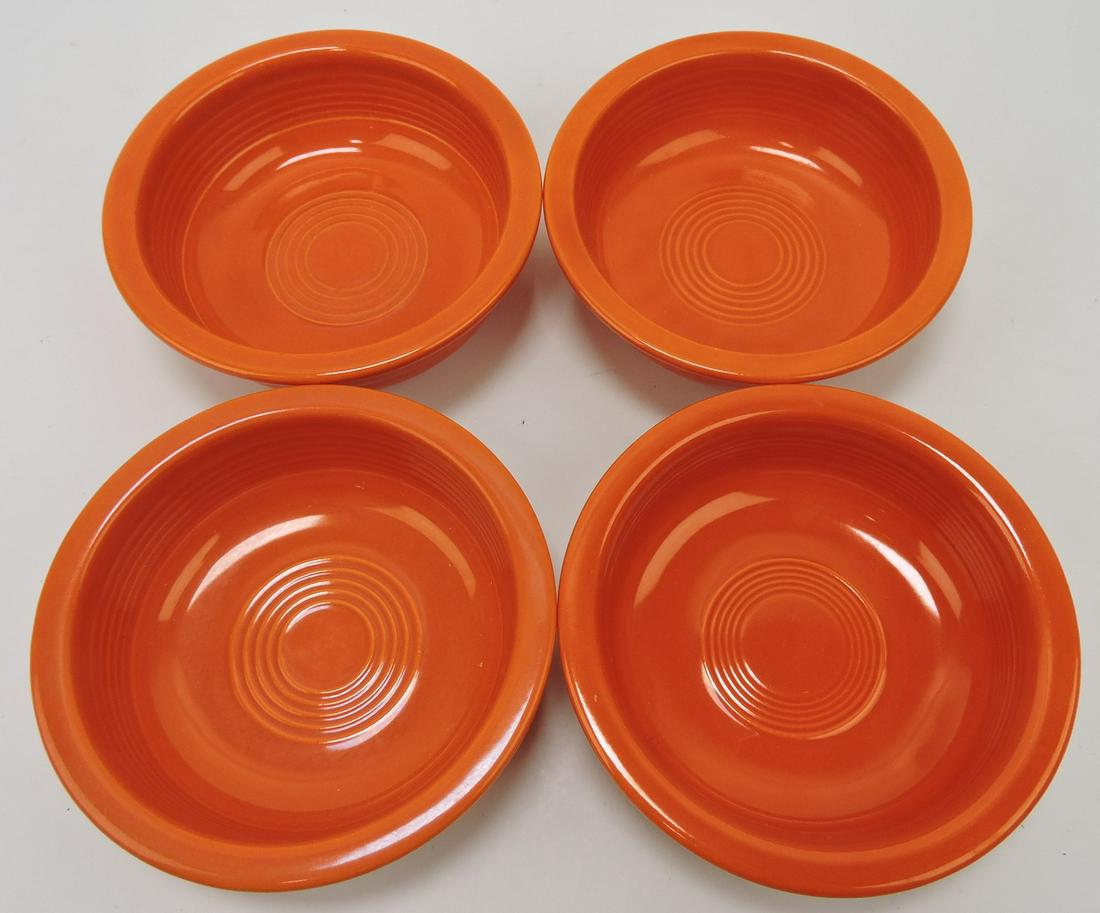 Fiesta 5 1/2" fruit bowl group, 4 red (1 of 1)