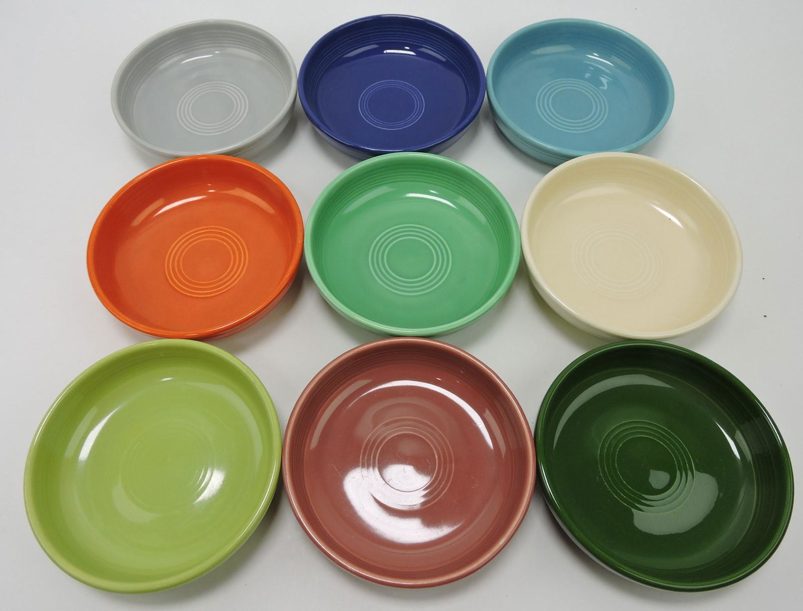 Fiesta 6" dessert bowl group, 9 mixed (1 of 1)