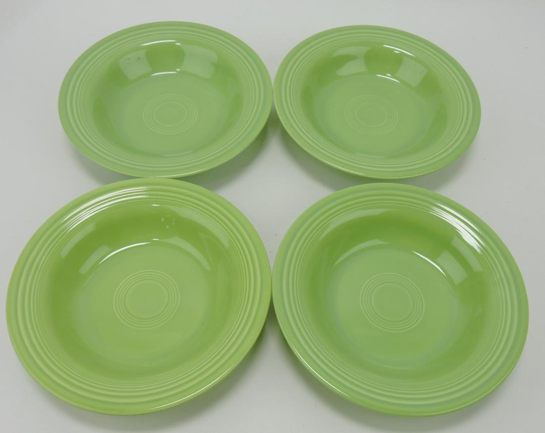 Fiesta deep plate group, 4 chartreuse (1 of 1)