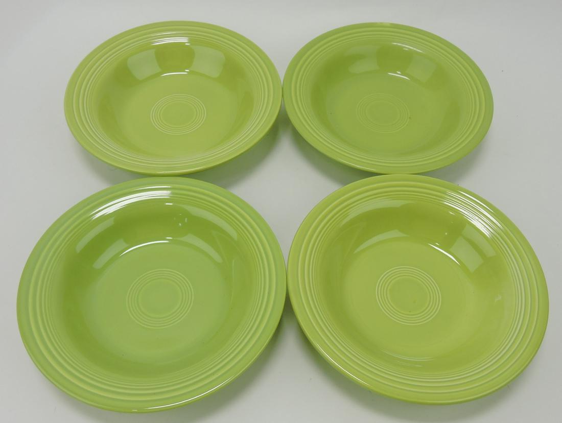 Fiesta deep plate group, 4 chartreuse (1 of 1)