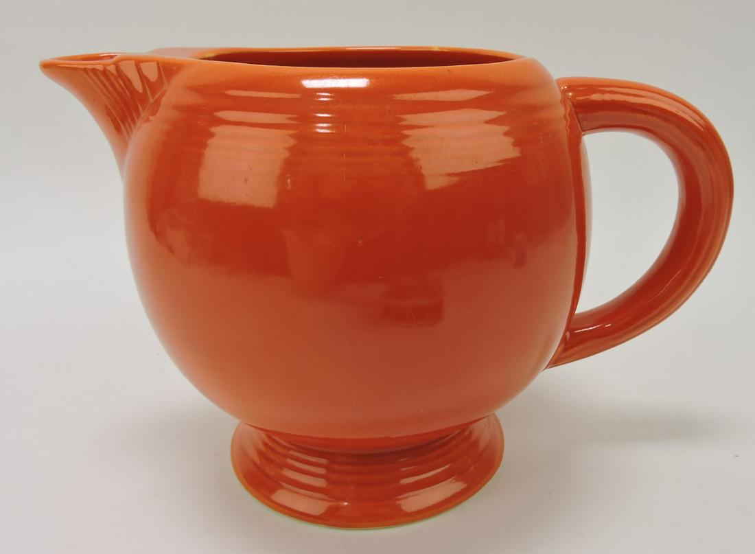 Fiesta ice lip pitcher, red (1 of 1)