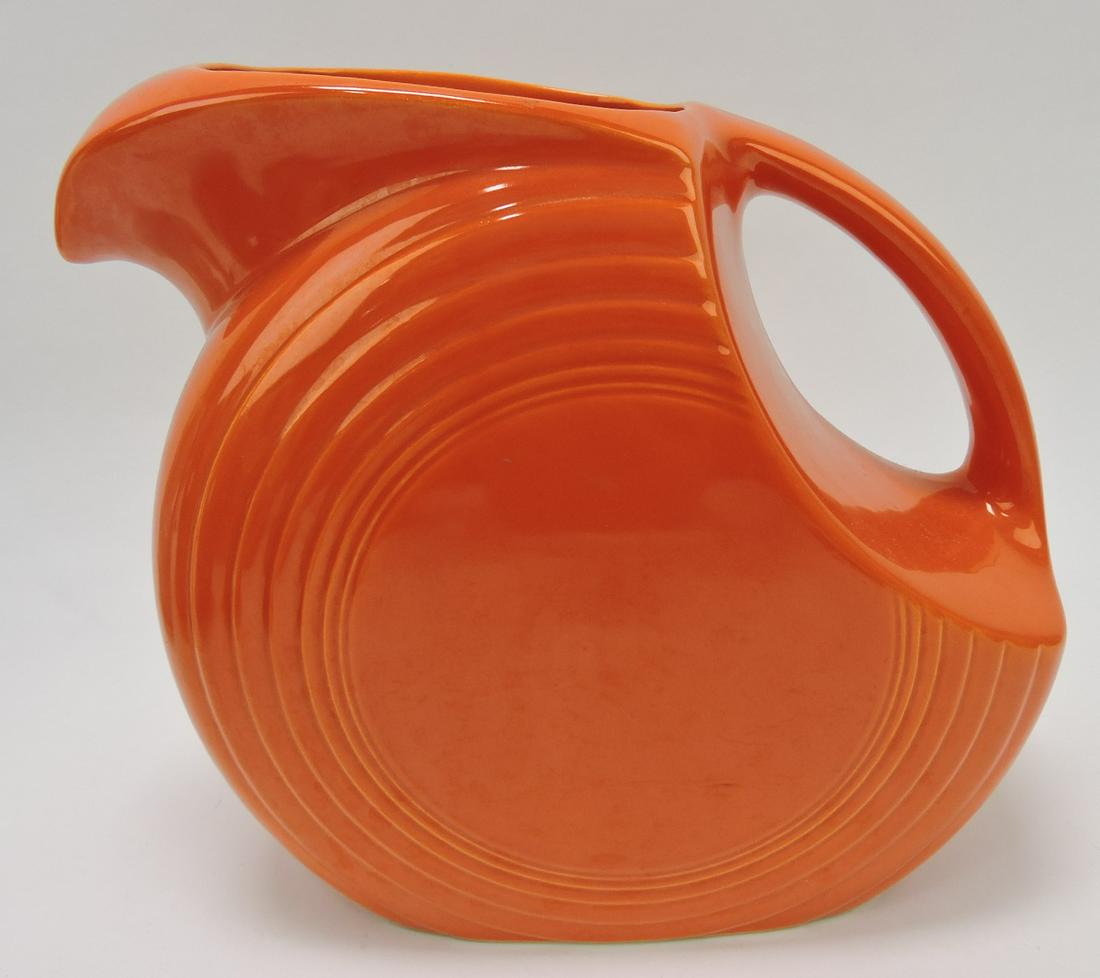 Fiesta disc water pitcher, red (1 of 1)
