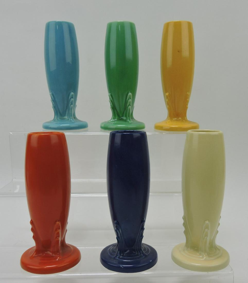 Fiesta bud vase group, all 6 colors: .