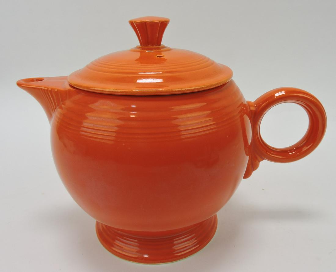 Fiesta large teapot, red (1 of 1)