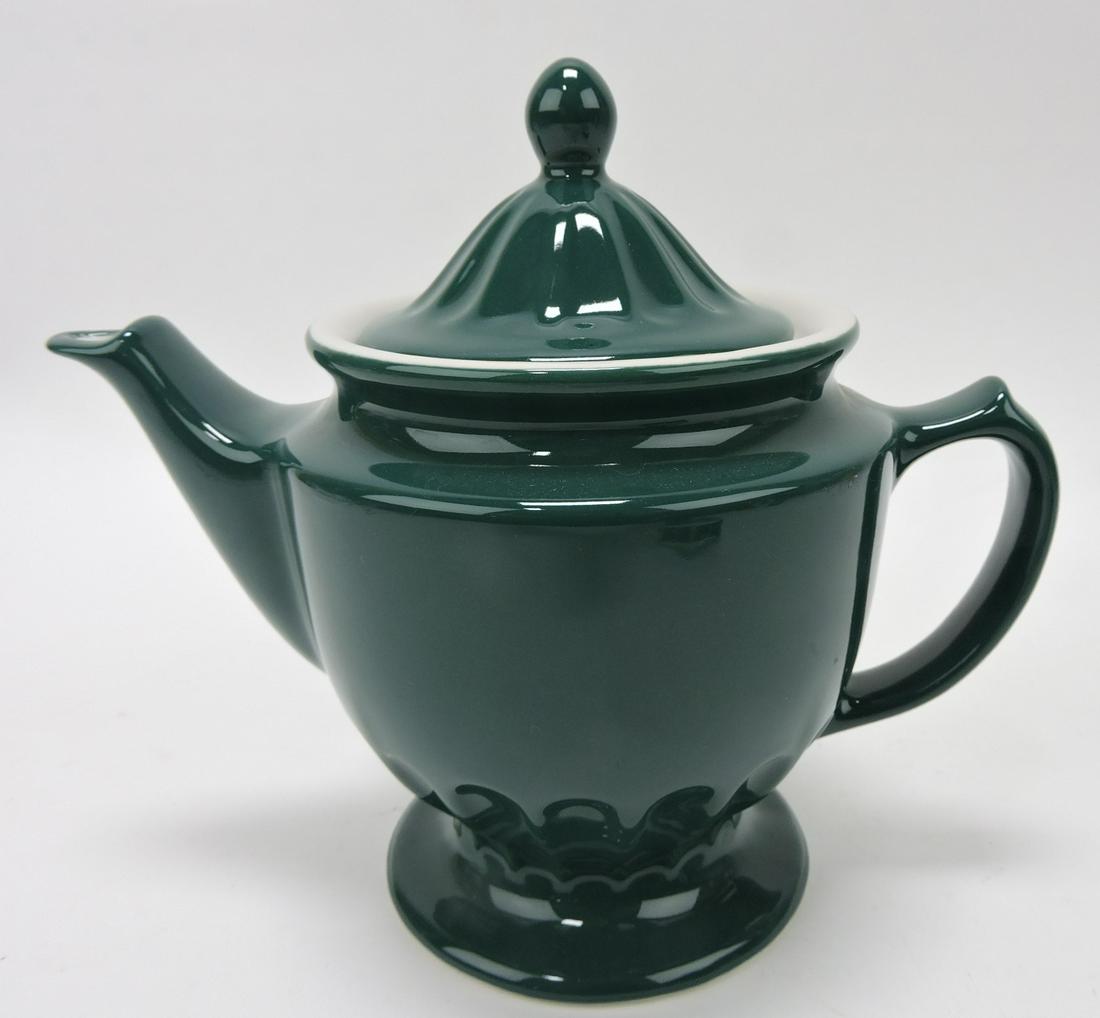 Hall China Centennial teapot, laurel green (1 of 1)