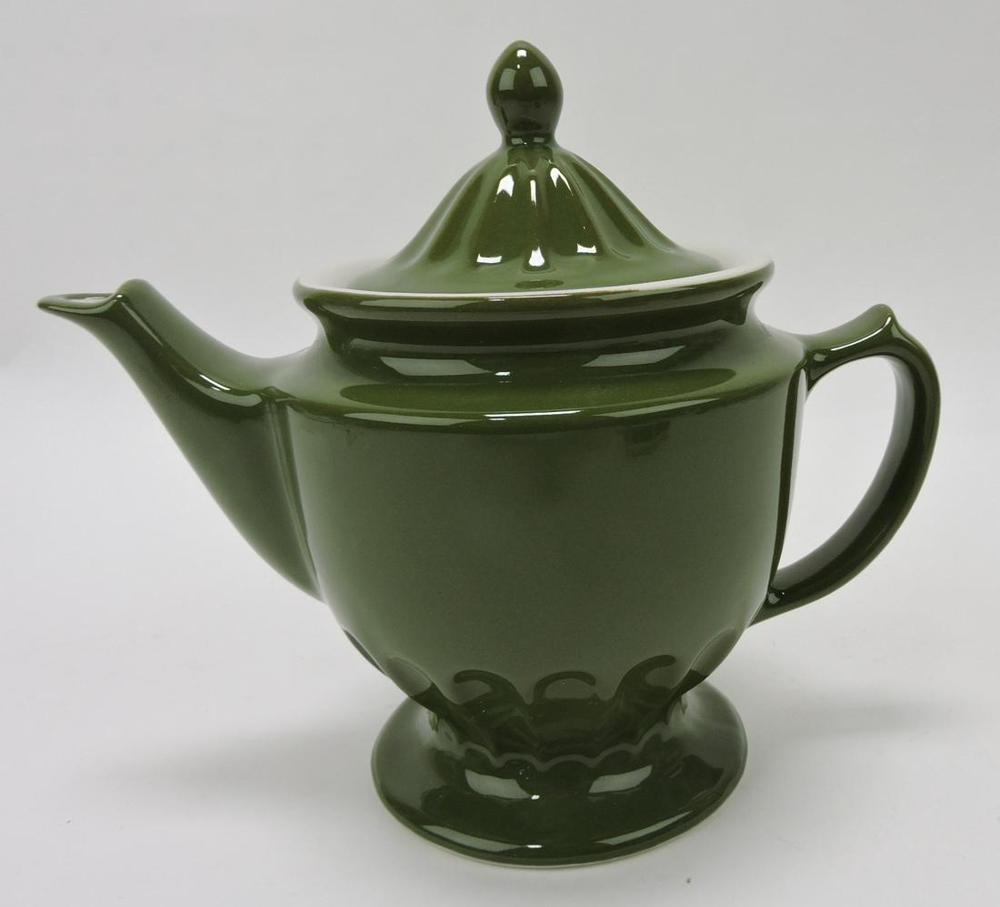 Hall China Centennial teapot, green (1 of 1)