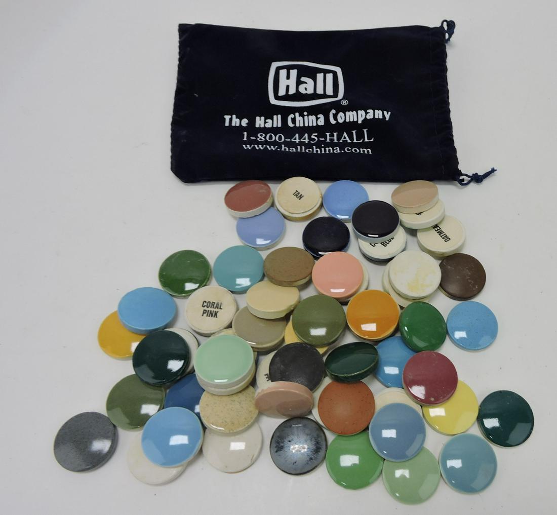 Hall China drawstring bag with color chip (1 of 1)