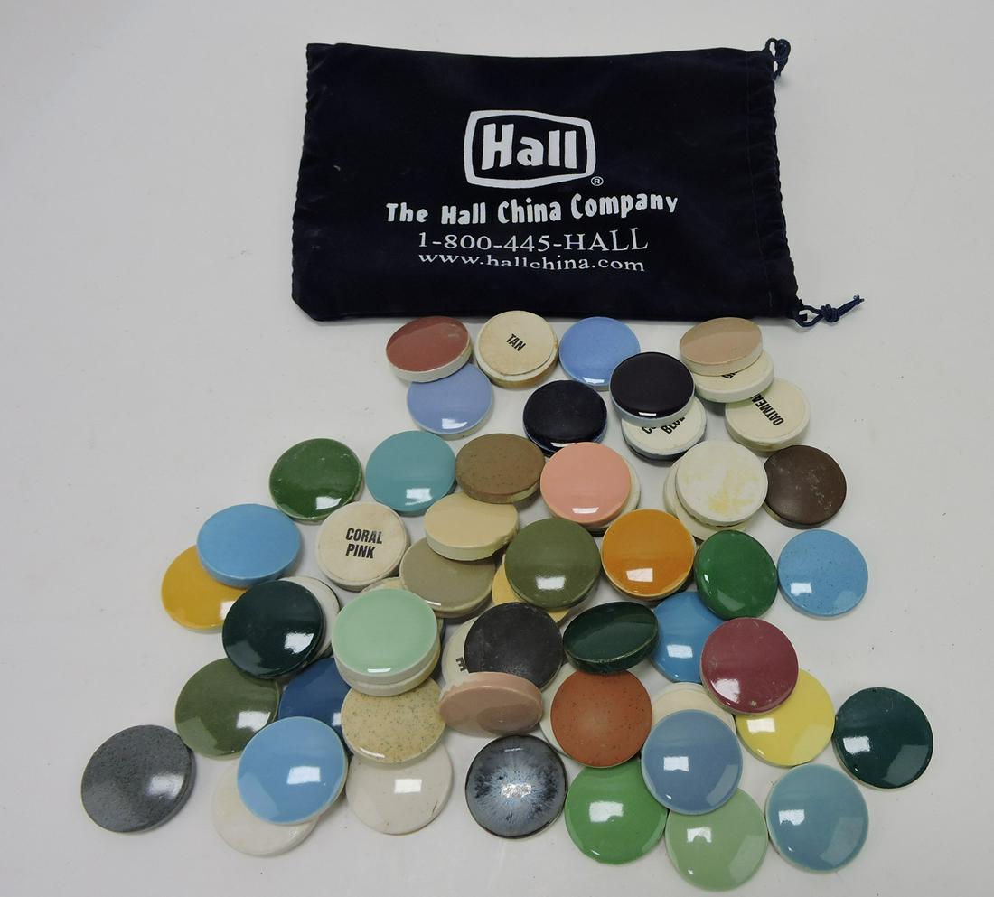 Hall China drawstring bag with color chip (1 of 1)