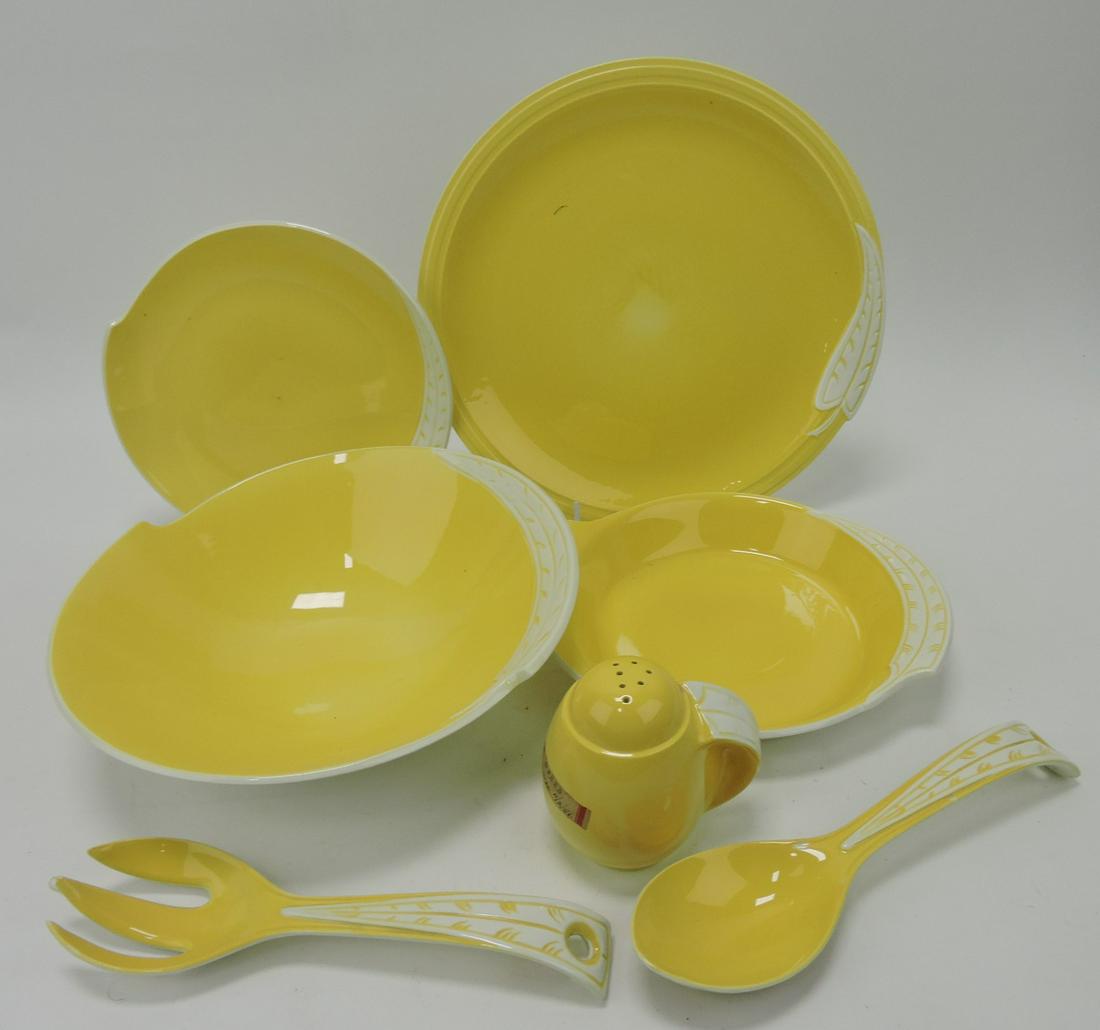 Hall China shop sample lot of 7 dinnerware (1 of 2)