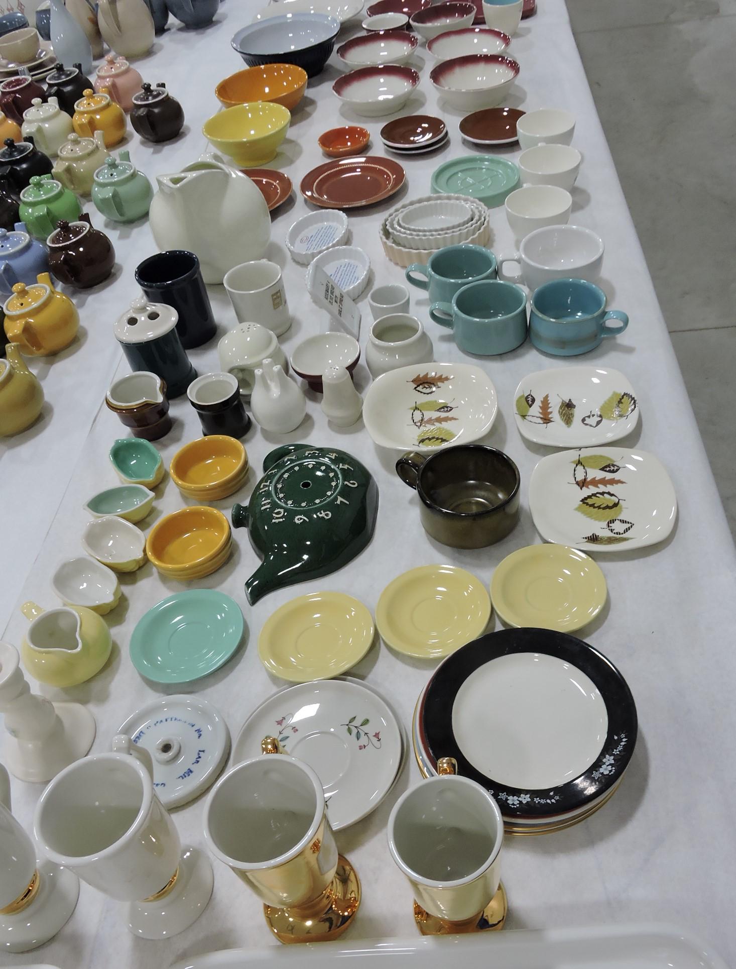 Hall China lot of 91 assorted wares, (1 of 4)