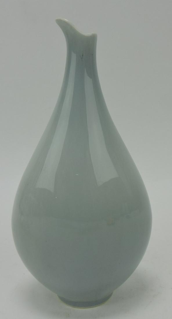Hall China MCM Eva Zeisel Tomorrow's: Classic vinegar bottle, gray, shop sample, numbered on bottom
