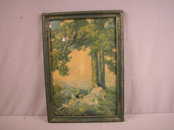 Maxfield Parrish print, "Hilltop", 12" x 18": Maxfield Parrish print, "Hilltop", 12" x 18"