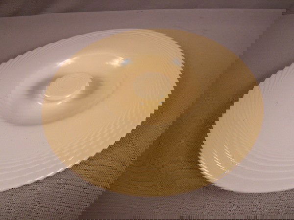 Fiesta #4 ivory mixing bowl lid: Fiesta #4 ivory mixing bowl lid