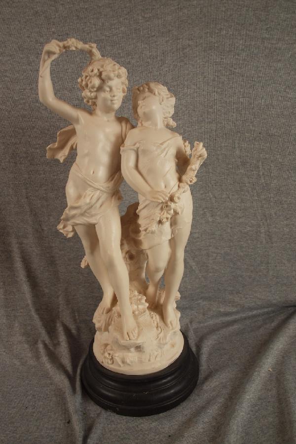 Composite figure of romantic couple, 22" : Composite figure of romantic couple, 22"