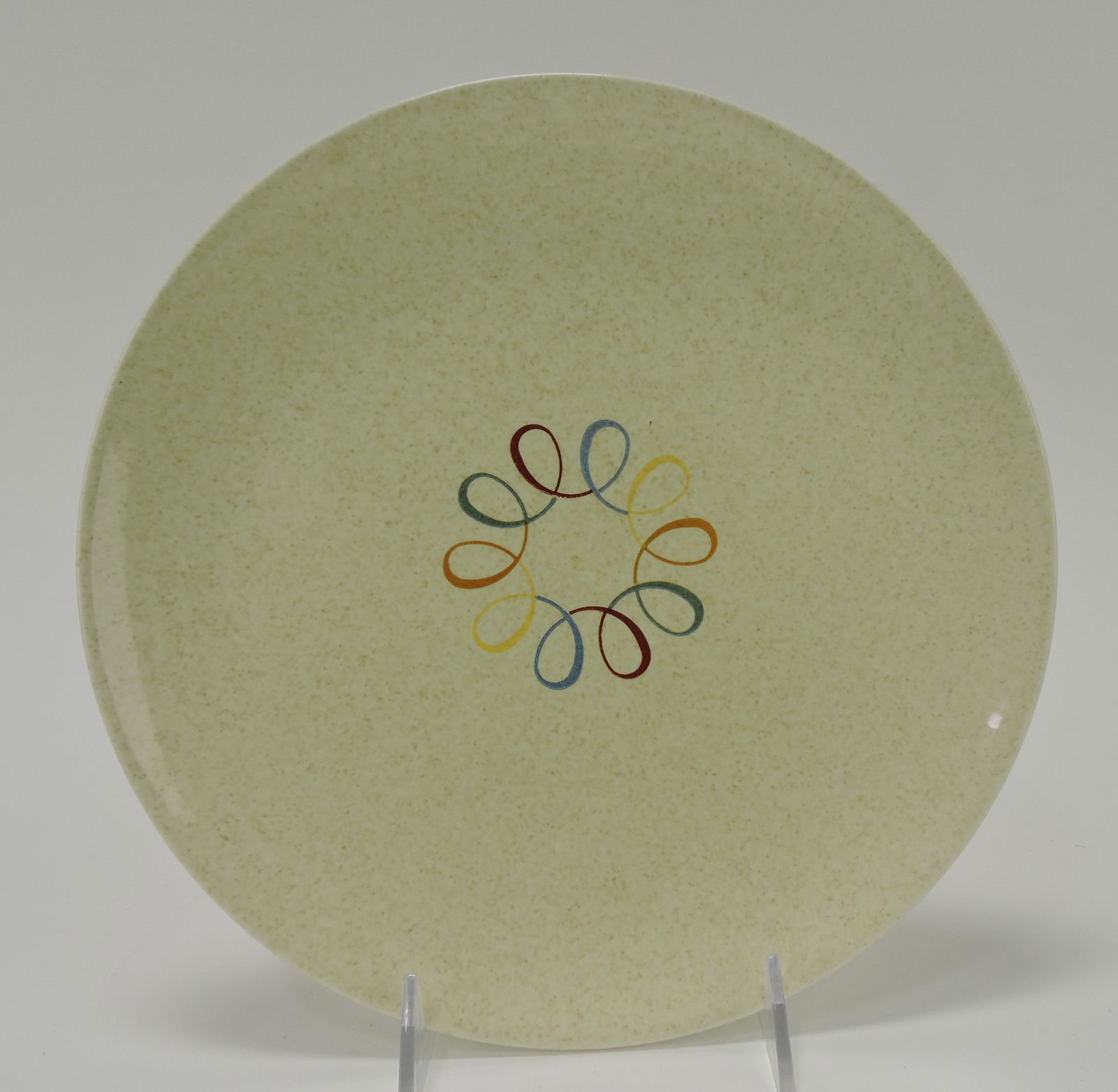 Hall China MCM Eva Zeisel 10" plate: shop sample numbered #3100