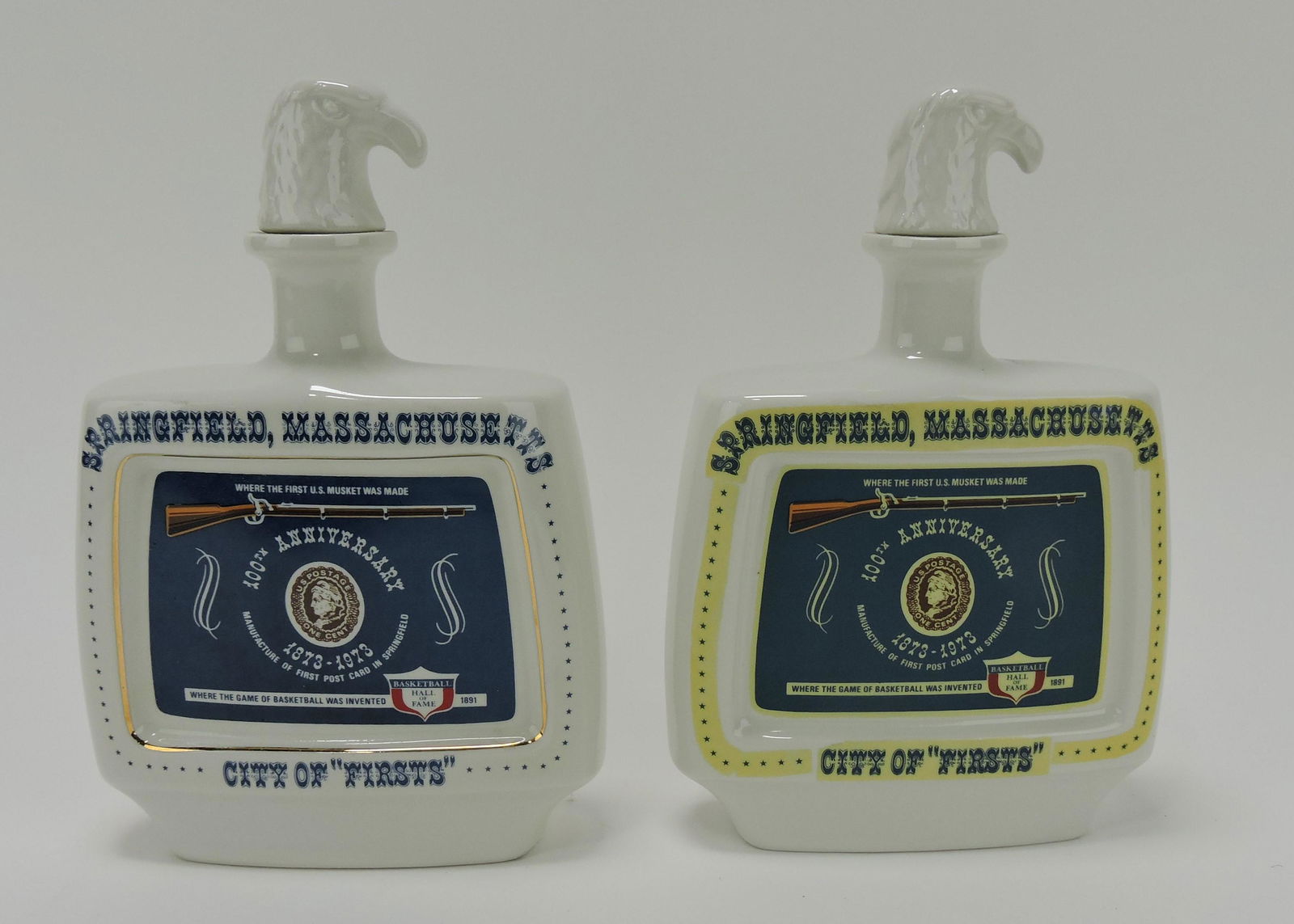 Hall China lot of 2 decanters with (1 of 1)