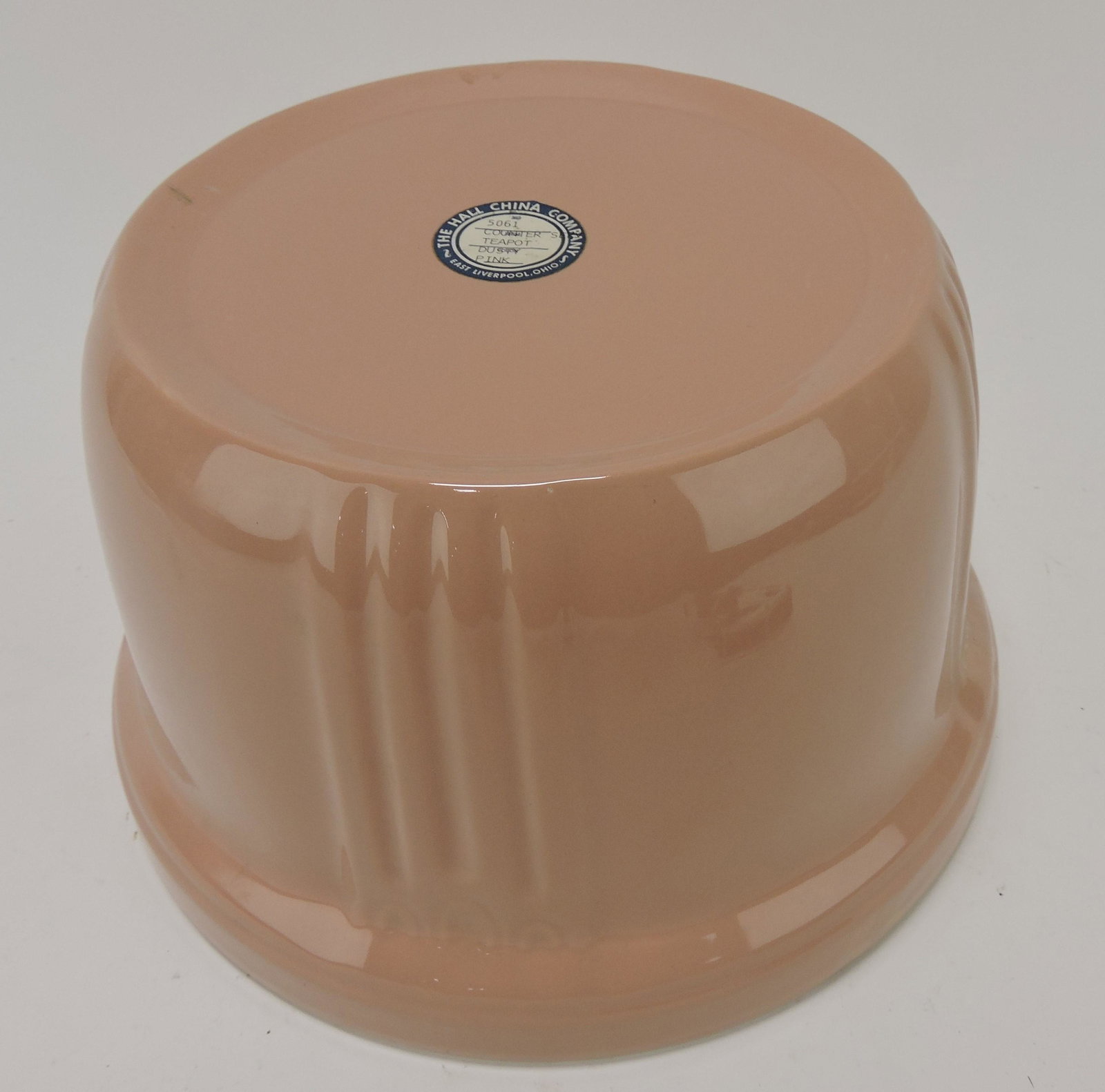 Hall China pink ice tea dispenser stand (1 of 1)