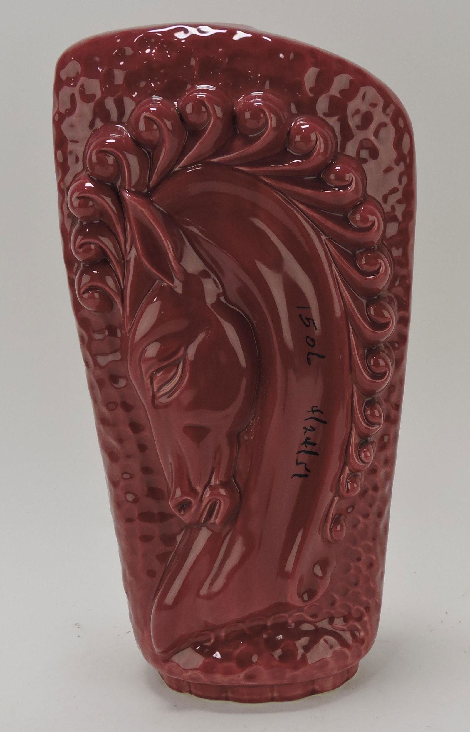 Hall China sample lamp base, #1506, (1 of 1)